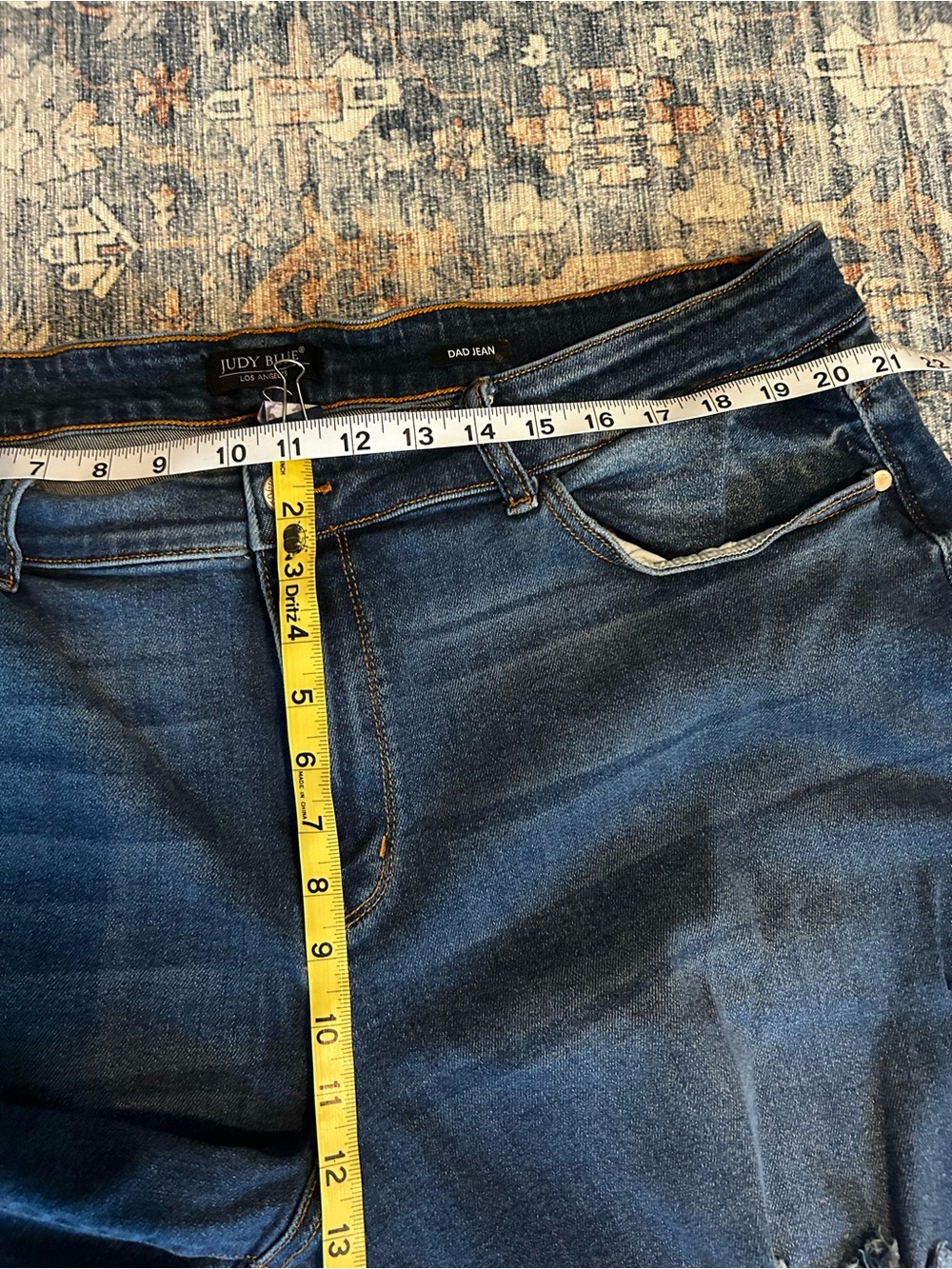 Judy Blue Brett Distressed Dad Jeans. - Picture 12 of 15